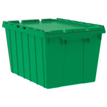 Akro-Mils® Attached Lid Container, 12 gal, 21 1/2